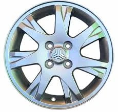 رینگ اسپرت سایز ۱۵ نقرهای شاهین نیریز(بسته ۴ عددی)